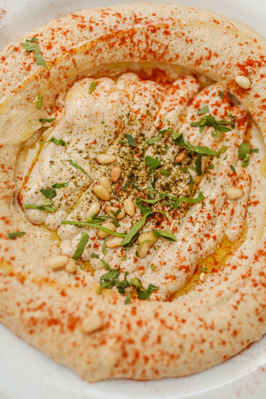 Hummus mit Paprika