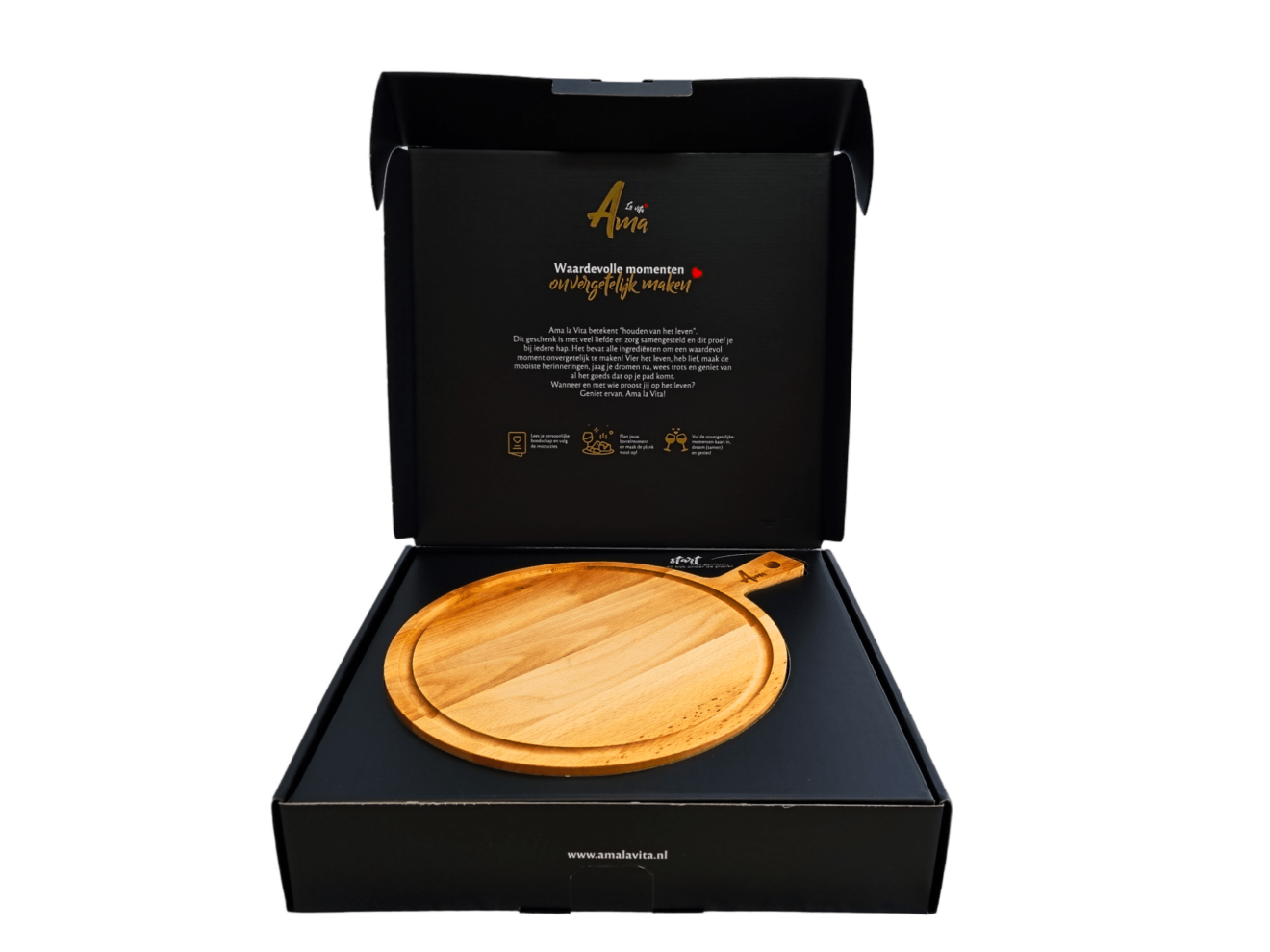 Borrelplank cadeau voor haar Champagne 🧀 Food and Wood