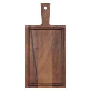 Plank met handvat walnoot 33x16 cm - FSC 100%